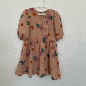 Floral gauze dress